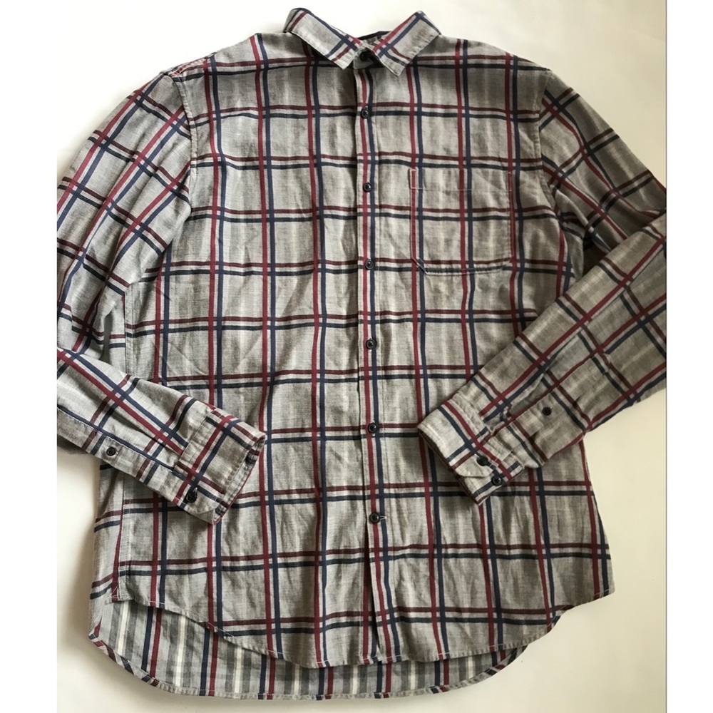 Banana Republic Men’s Multicolored Luxe Flannel Shirt Large